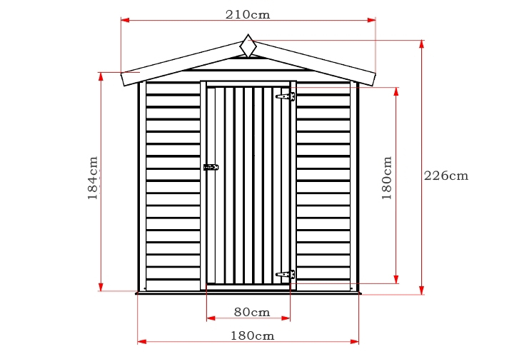 Ξύλινη_Αποθήκη_Κήπου_180_x_135cm