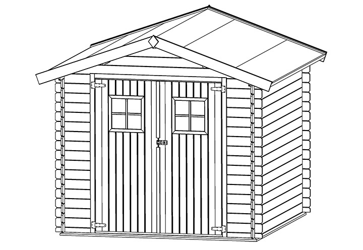 Ξύλινη_Αποθήκη_Κήπου_246_x_246εκ