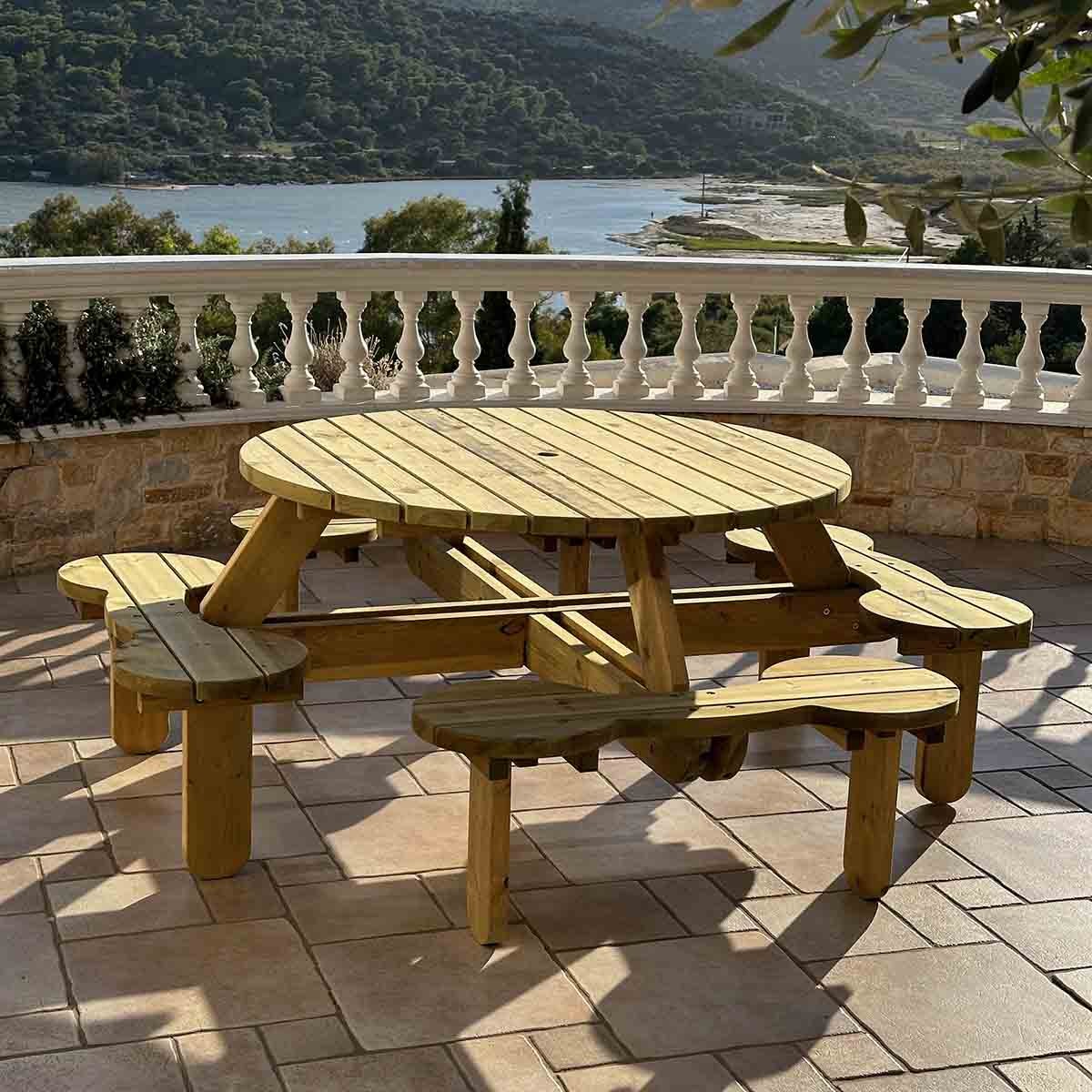 στρογγυλό-τραπέζι-κήπου-8-θέσεων