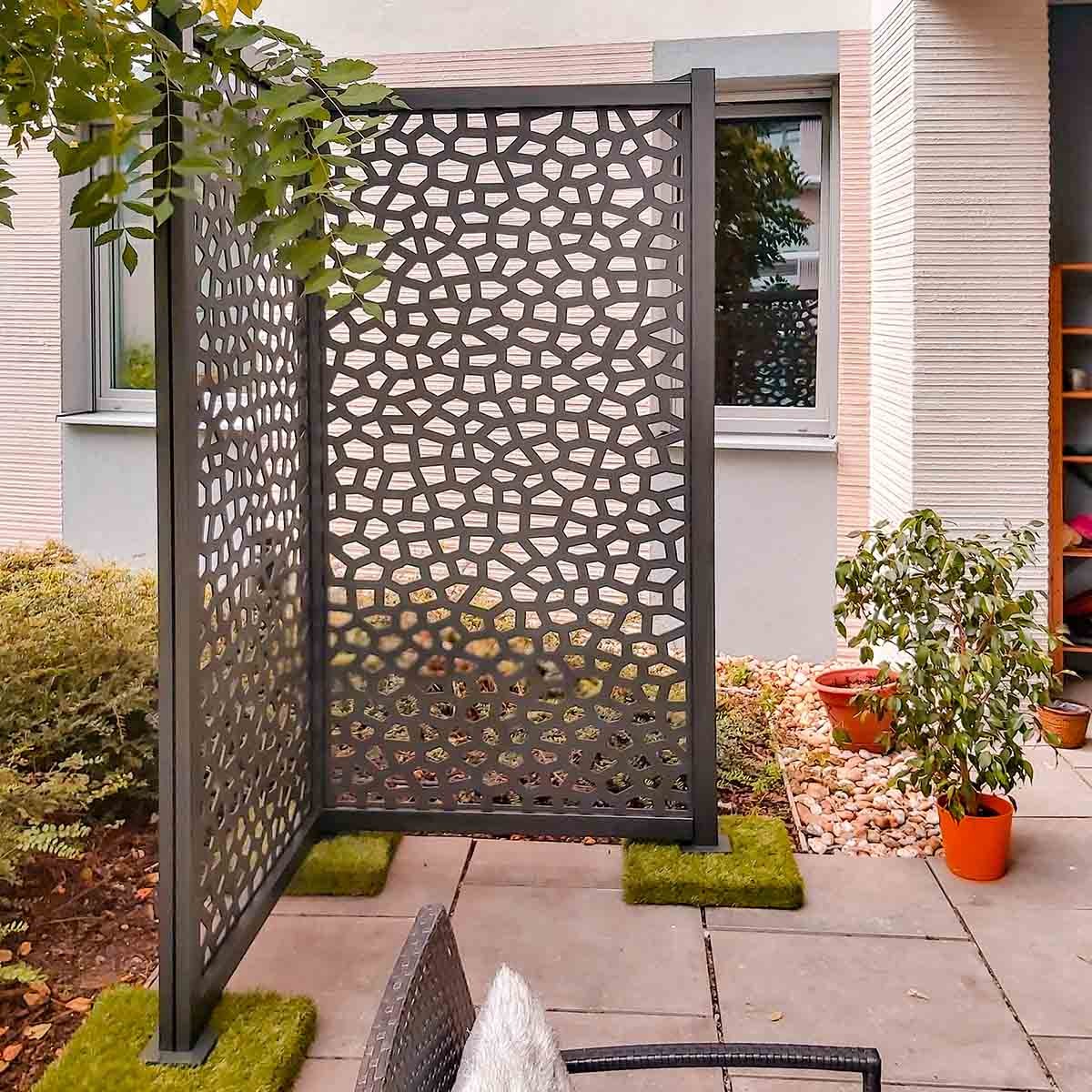 συνθετικό-καφασωτό-mosaic-100-x-200εκ-γκρι