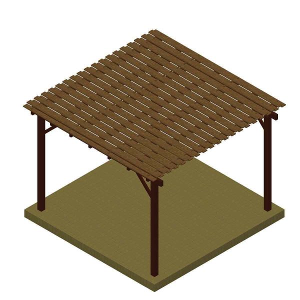 Ξύλινη_πέργκολα_με_διπλή_τάβλα